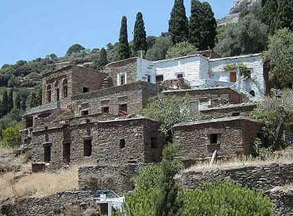 Old houses in Piskopeio (Paleokastro) ANDROS PHOTO GALLERY - PISKOPEIO