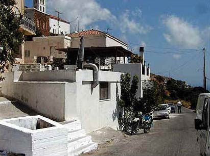 Main street in Syneti ANDROS PHOTO GALLERY - SYNETI