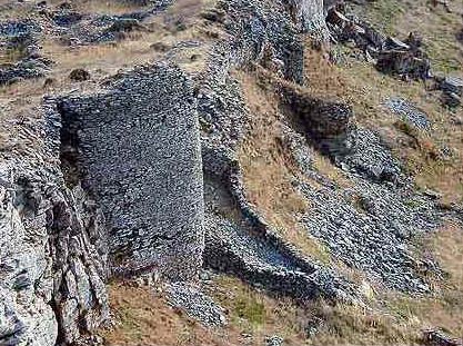 Outer wall of the Castle ANDROS PHOTO GALLERY - FANEROMENIS CASTLE