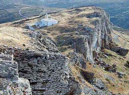 View of Kastro Faneromenis ANDROS PHOTO GALLERY - FANEROMENIS CASTLE